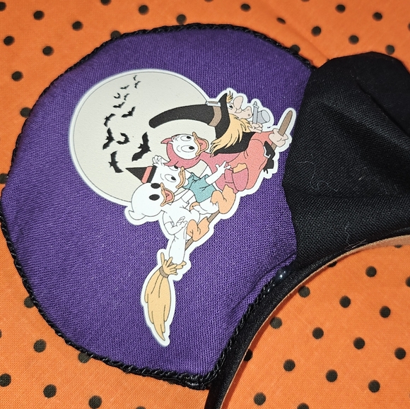 Halloween Disney Ears, Purple/Black w/ Huey, Dewey and Louie - Picture 2 of 9